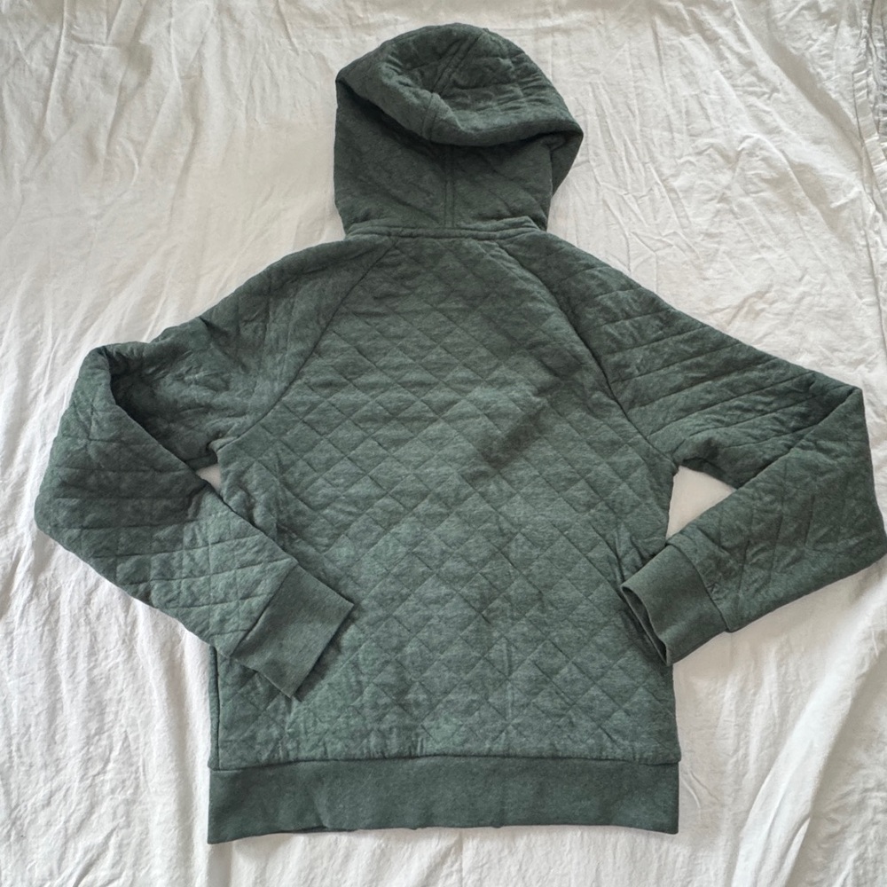 Patagonia Women’s Organic Cotton Quilt Hoody - Small Regen Green - Picture 2 of 13